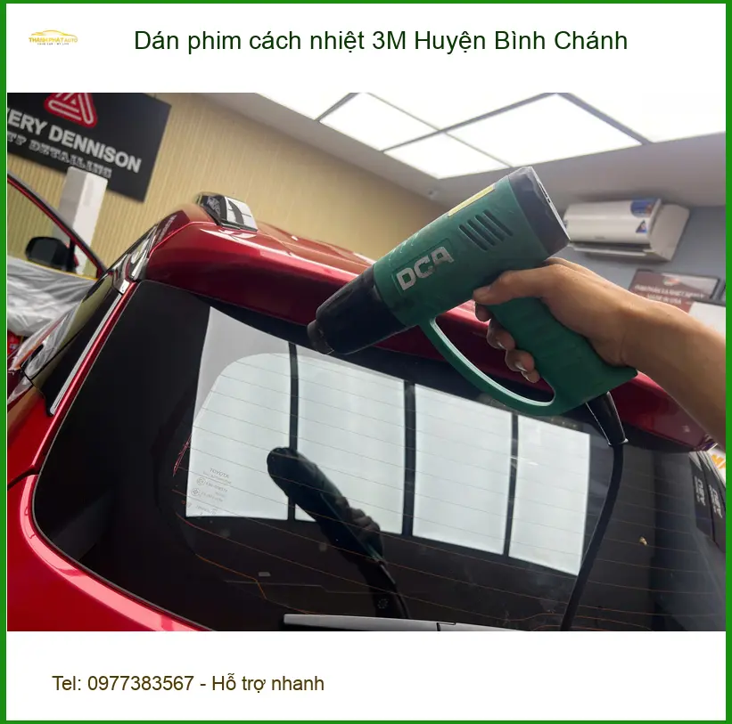 Nơi Dán Phim Cách Nhiệt Ô Tô phim cách nhiệt 3M Huyện Bình Chánh - Uy Tín ảnh thực tế 3