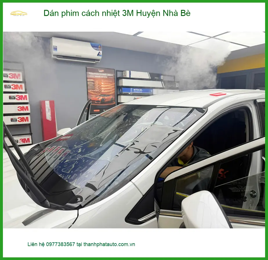 Trung Tâm Dán Phim Cách Nhiệt 3M Ô Tô Tại Huyện Nhà Bè - Giá Tốt TPHCM ảnh thực tế 2
