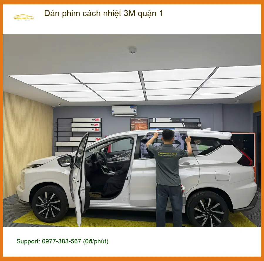 Nơi Dán Phim Cách Nhiệt Ô Tô phim cách nhiệt 3M quận 1 - Giá Tốt TPHCM