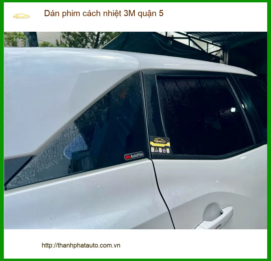 Trung Tâm Dán Phim Cách Nhiệt Ô Tô phim cách nhiệt 3M quận 5 - Thi Công Chuyên Nghiệp ảnh thực tế 3