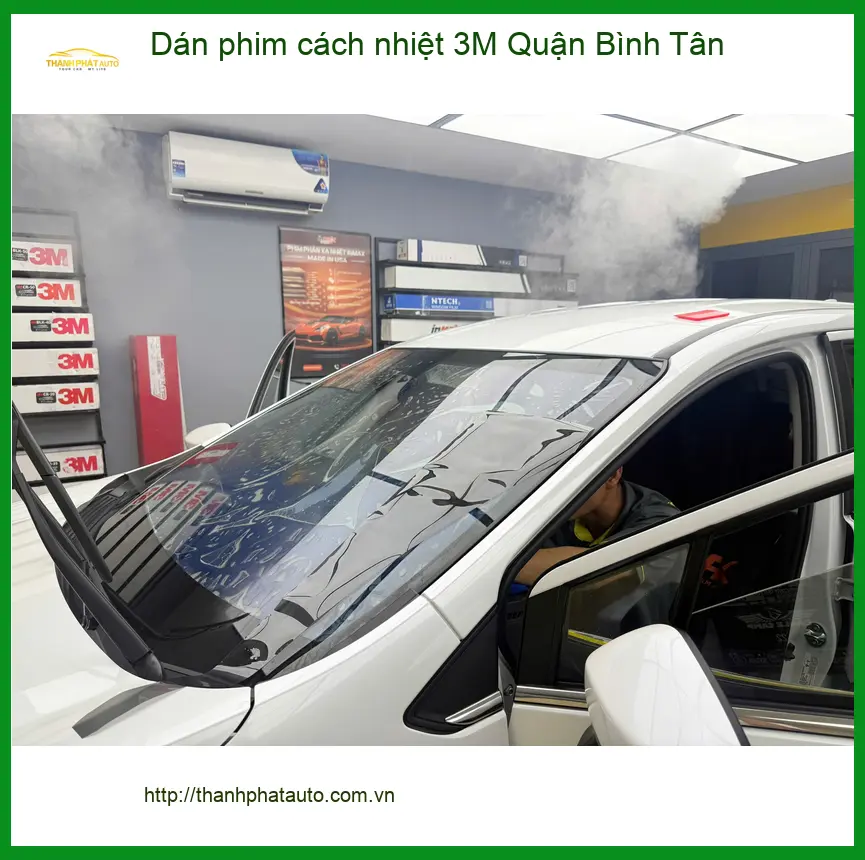 Trung Tâm Dán Phim Cách Nhiệt 3M Ô Tô Tại Quận Bình Tân - Gắn Nhanh Trong Ngày