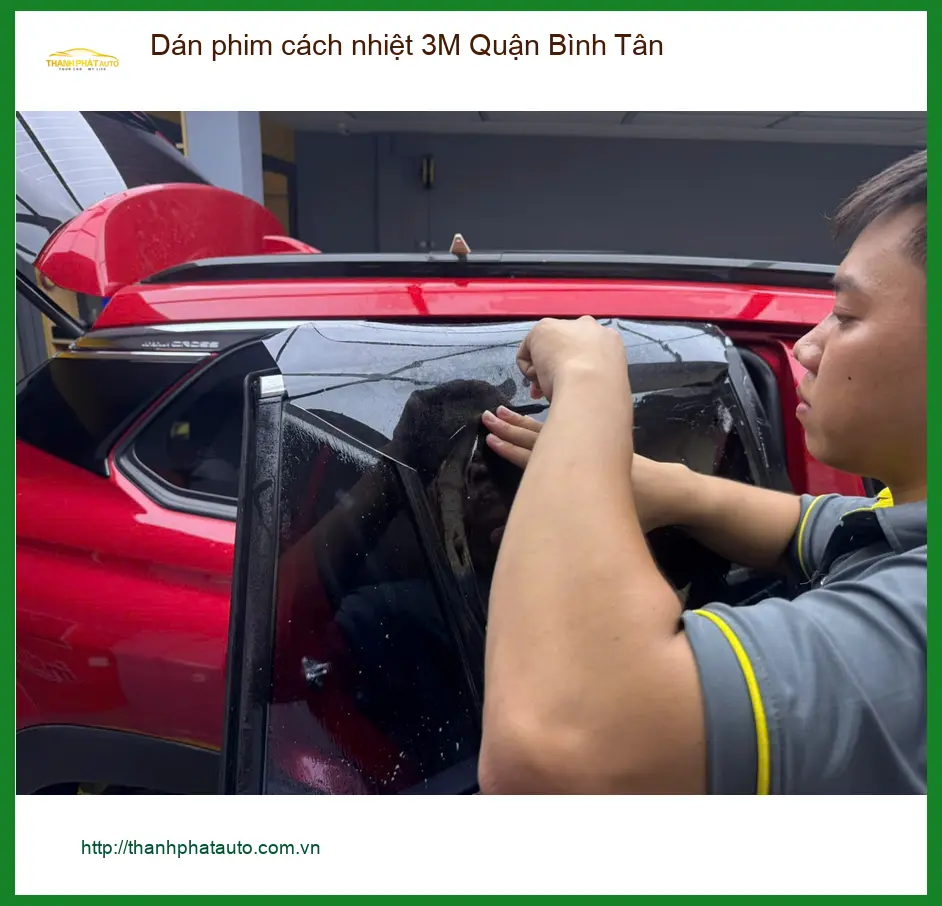 Trung Tâm Dán Phim Cách Nhiệt 3M Ô Tô Tại Quận Bình Tân - Gắn Nhanh Trong Ngày ảnh thực tế 2