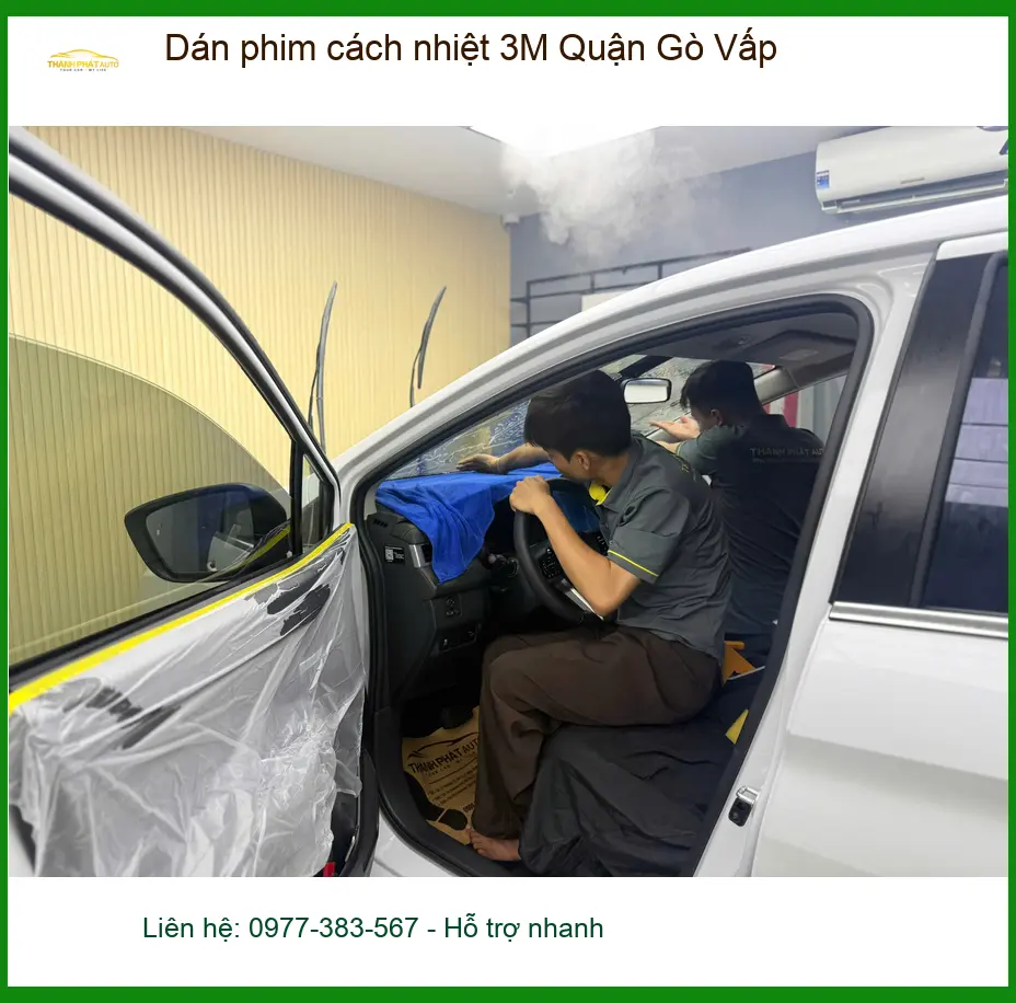 Nơi Dán Phim Cách Nhiệt Ô Tô phim cách nhiệt 3M Quận Gò Vấp - Giá Tốt TPHCM ảnh thực tế 3