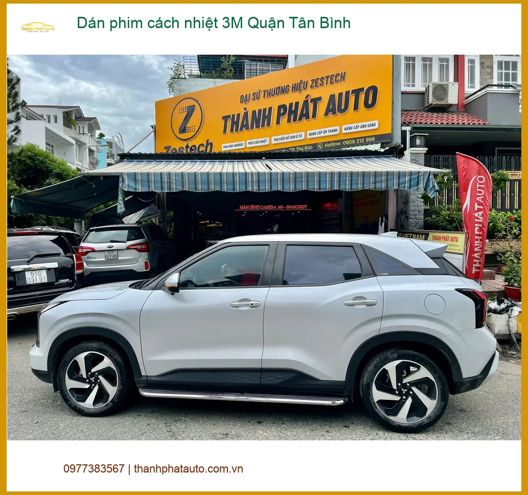 Trung Tâm Dán Phim Cách Nhiệt Ô Tô 3M Tại Quận Tân Bình - Lắp Đặt Uy Tín TPHCM