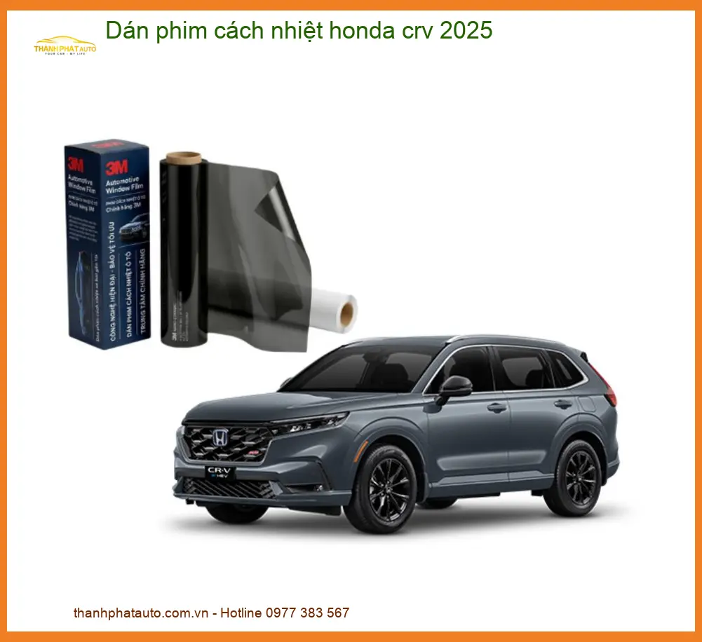 Dán Phim Cách Nhiệt Honda CRV 2025 - Trung Tâm Lắp Đặt Chính Hãng TPHCM