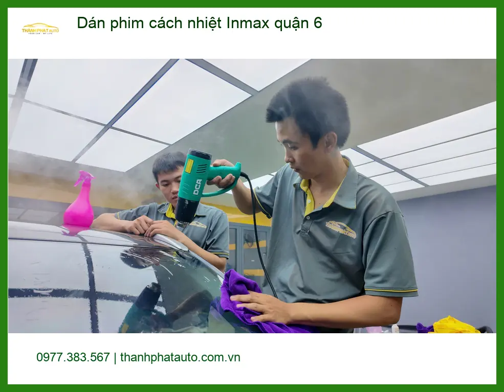 Nơi Dán Phim Cách Nhiệt Ô Tô phim cách nhiệt Inmax quận 6 - Giá Tốt TPHCM ảnh thực tế 2
