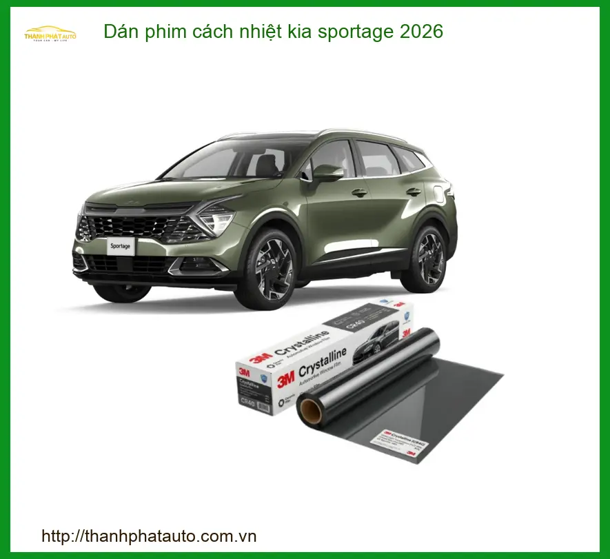 Dán Phim Cách Nhiệt Kia Sportage 2026 - Trung Tâm Lắp Đặt Uy Tín TPHCM