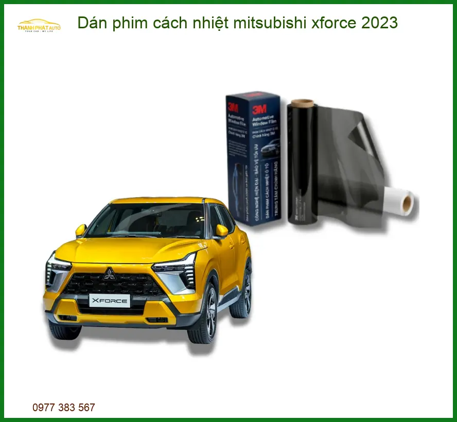 Dán Phim Cách Nhiệt Mitsubishi Xforce 2023 - Trung Tâm Lắp Đặt Chính Hãng TPHCM