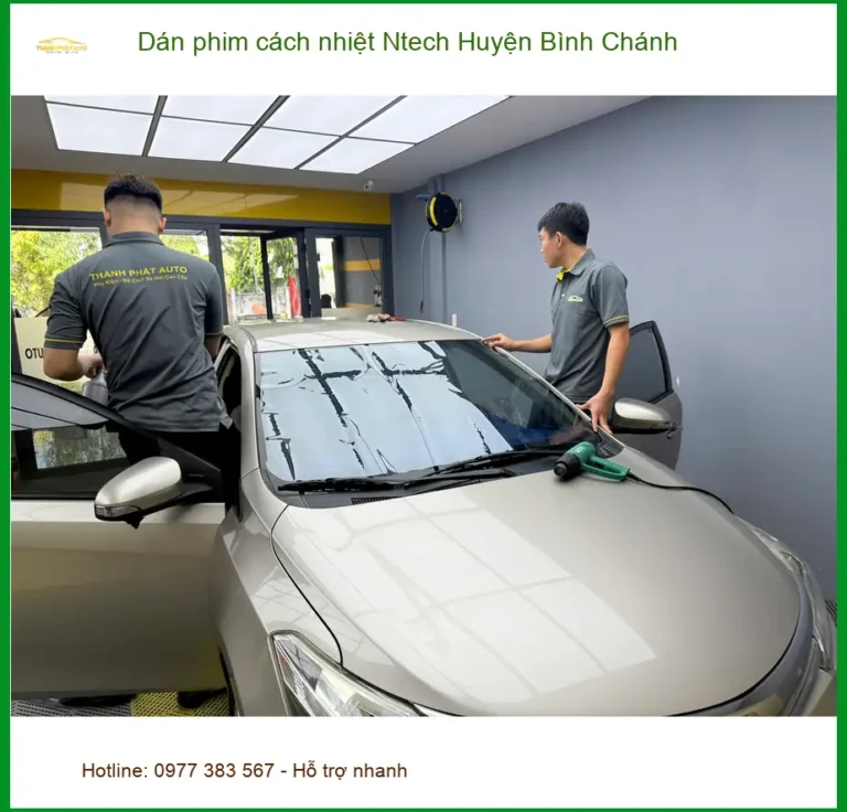 Trung Tâm Dán Phim Ntech Ô Tô Huyện Bình Chánh - Giá Tốt TPHCM