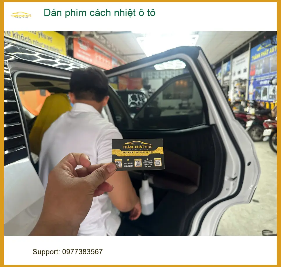 Anh Lâm Khải dán phim cách nhiệt ô tô Hyundai Accent Quận Tân Bình ảnh thực tế 3