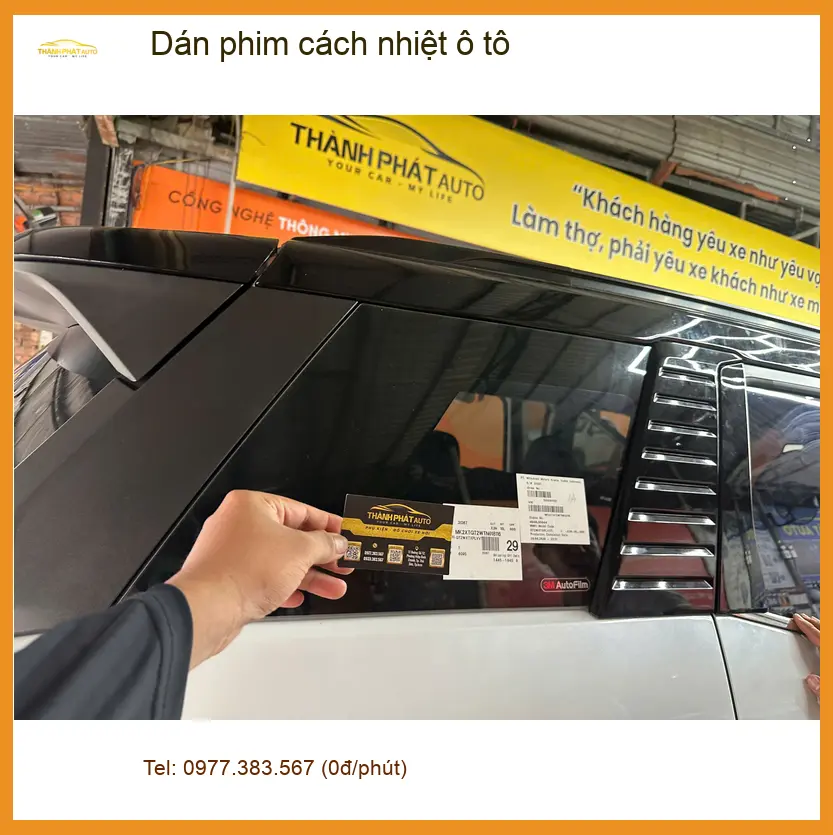 Bác Lân dán phim cách nhiệt ô tô Suzuki XL7 giảm nóng gắt tại Quận Huyện Nhà Bè