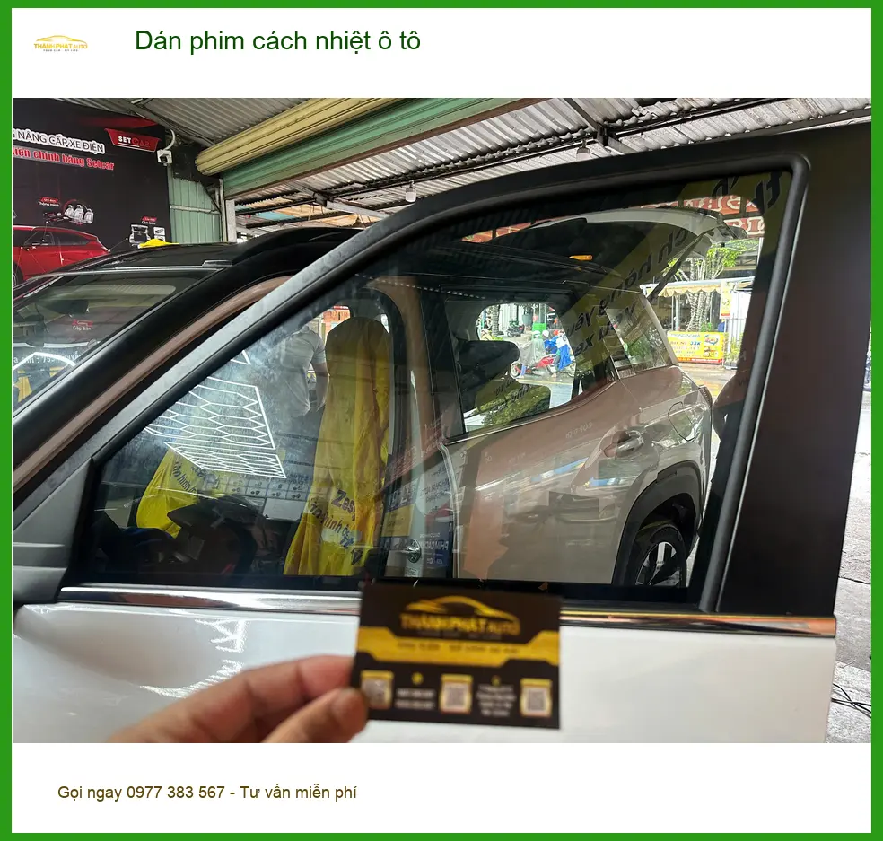 Bác Lân dán phim cách nhiệt ô tô Suzuki XL7 giảm nóng gắt tại Quận Huyện Nhà Bè ảnh thực tế 2