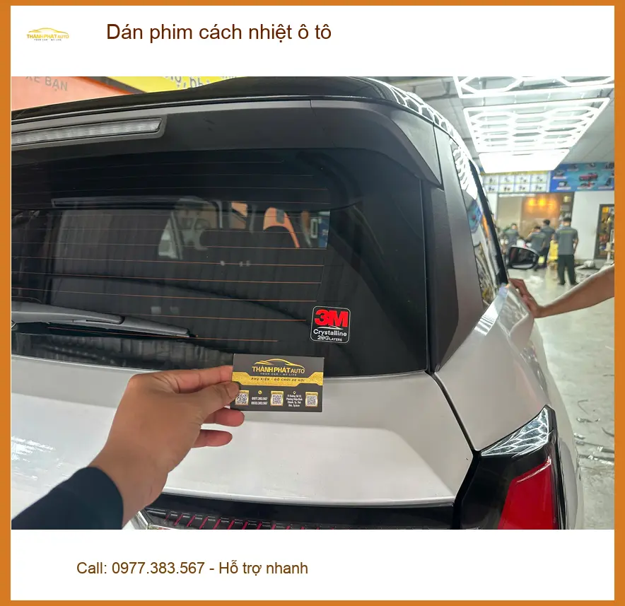 Bác Lân dán phim cách nhiệt ô tô Suzuki XL7 giảm nóng gắt tại Quận Huyện Nhà Bè ảnh thực tế 4