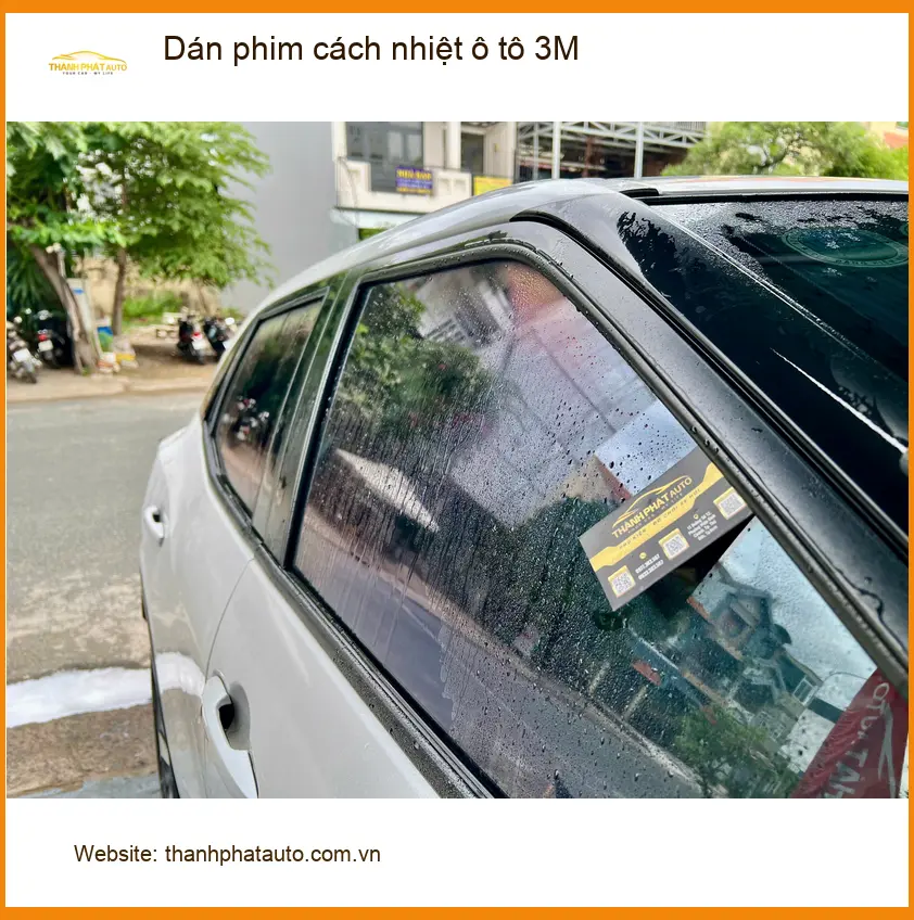 Anh Minh dán phim cách nhiệt ô tô 3M cho Hyundai Accent tại Quận 2 chống nóng hiệu quả
