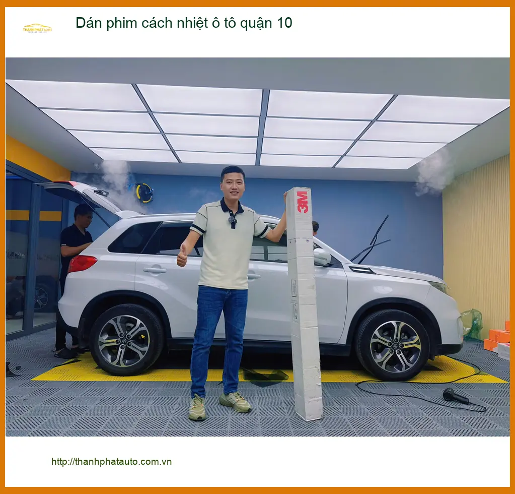 Địa Chỉ Dán Phim Cách Nhiệt Ô Tô Tại Quận 10 - Lắp Đặt Uy Tín TPHCM ảnh thực tế 2