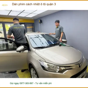 Địa Chỉ Dán Phim Cách Nhiệt Ô Tô Tại Quận 3 - Thi Công Chuyên Nghiệp - Ảnh 2