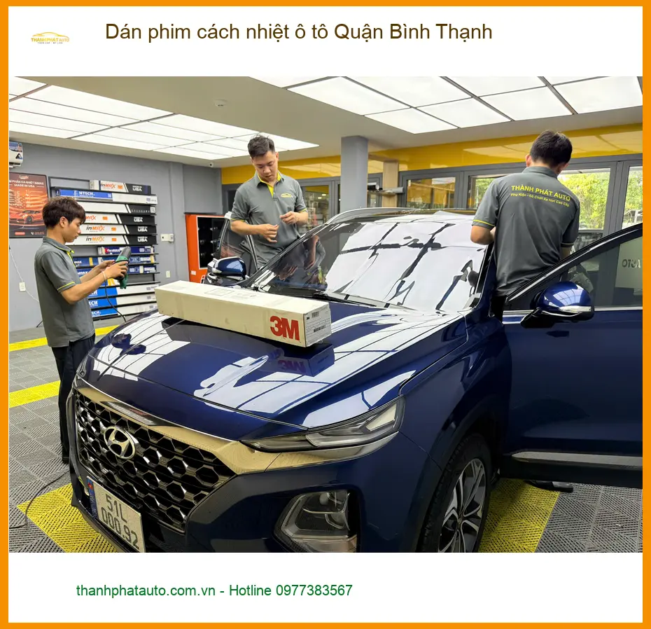 Trung Tâm Dán Phim Cách Nhiệt Ô Tô tại Quận Bình Thạnh - Thi Công Chuyên Nghiệp ảnh thực tế 3
