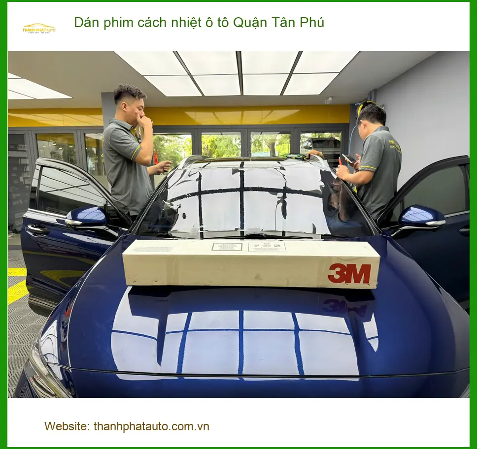 Địa Chỉ Dán Phim Cách Nhiệt Ô Tô Tại Quận Tân Phú - Lắp Đặt Uy Tín TPHCM ảnh thực tế 2