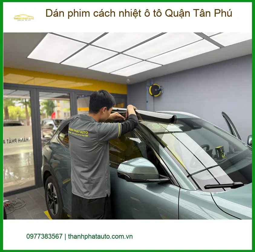 Địa Chỉ Dán Phim Cách Nhiệt Ô Tô Tại Quận Tân Phú - Lắp Đặt Uy Tín TPHCM ảnh thực tế 3
