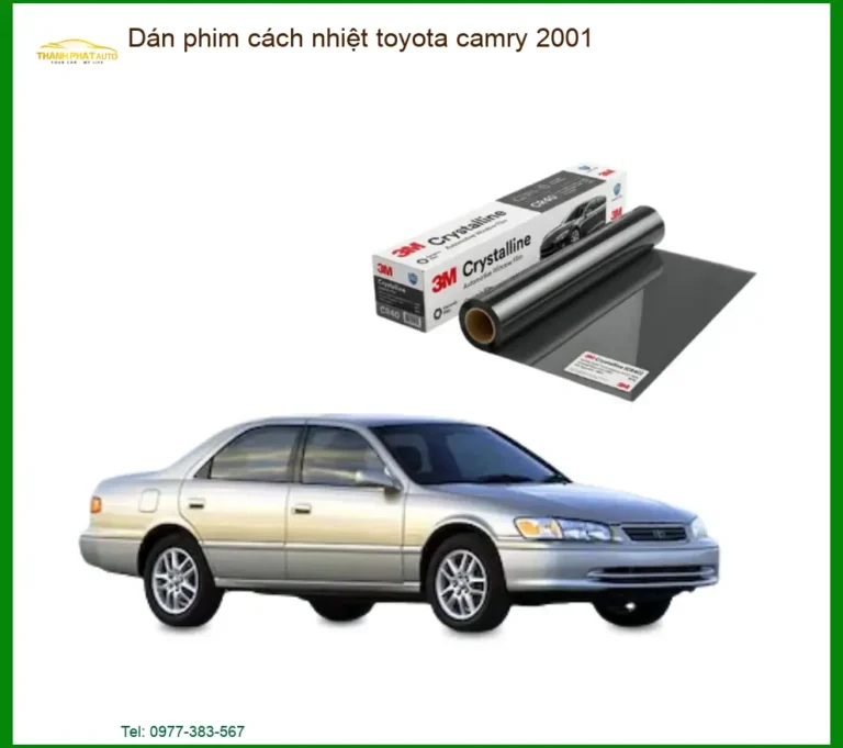Dán Phim Cách Nhiệt Toyota Camry 2001 - Địa Chỉ Lắp Đặt Uy Tín TPHCM