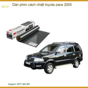 Dán Phim Cách Nhiệt Ô Tô Toyota Zace 2005 - Địa Chỉ Lắp Đặt Uy Tín TPHCM