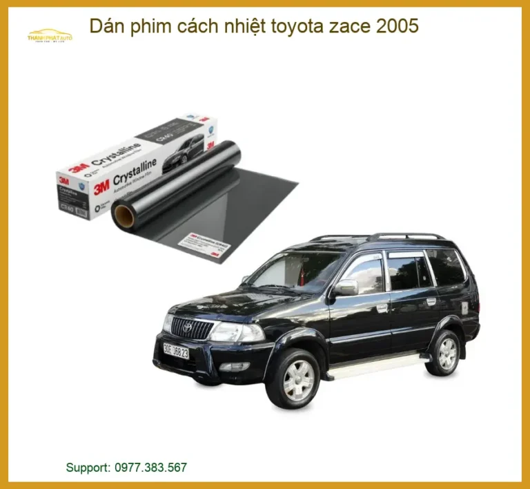 Dán Phim Cách Nhiệt Ô Tô Toyota Zace 2005 - Địa Chỉ Lắp Đặt Uy Tín TPHCM