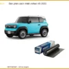 Dán Phim Cách Nhiệt Vinfast VF3 2023 - Trung Tâm Thi Công Chính Hãng TPHCM