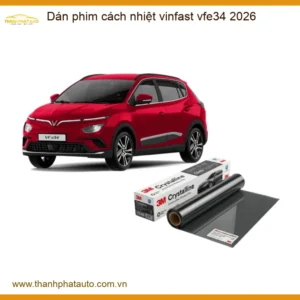Dán Phim Cách Nhiệt VinFast VF e34 - Địa Chỉ Lắp Đặt Uy Tín TPHCM