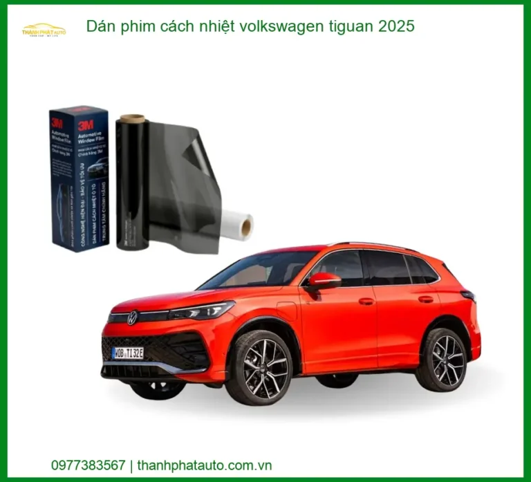 Dán Phim Cách Nhiệt Volkswagen Tiguan 2025 - Địa Chỉ Lắp Đặt Uy Tín TPHCM