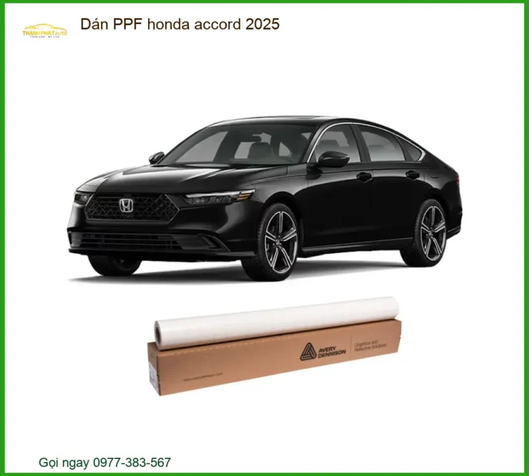 Dán PPF Honda Accord 2025 - Trung Tâm Thi Công PPF Chính Hãng TPHCM