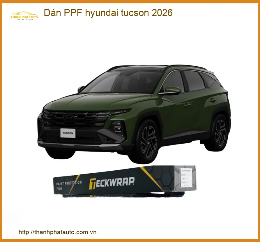 Dán PPF Hyundai Tucson 2026 - Trung Tâm Lắp Đặt Chính Hãng TPHCM
