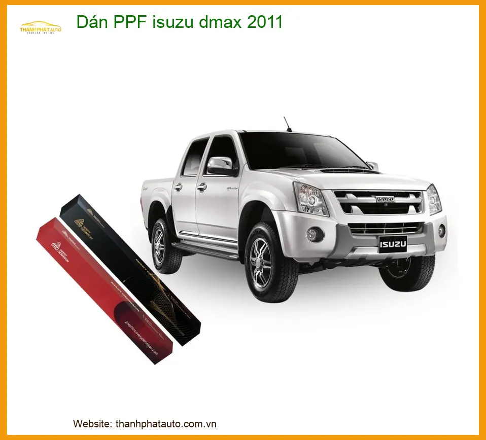 Dán PPF Bảo Vệ Sơn Isuzu D-Max 2011 - Trung Tâm Lắp Đặt Uy Tín TPHCM