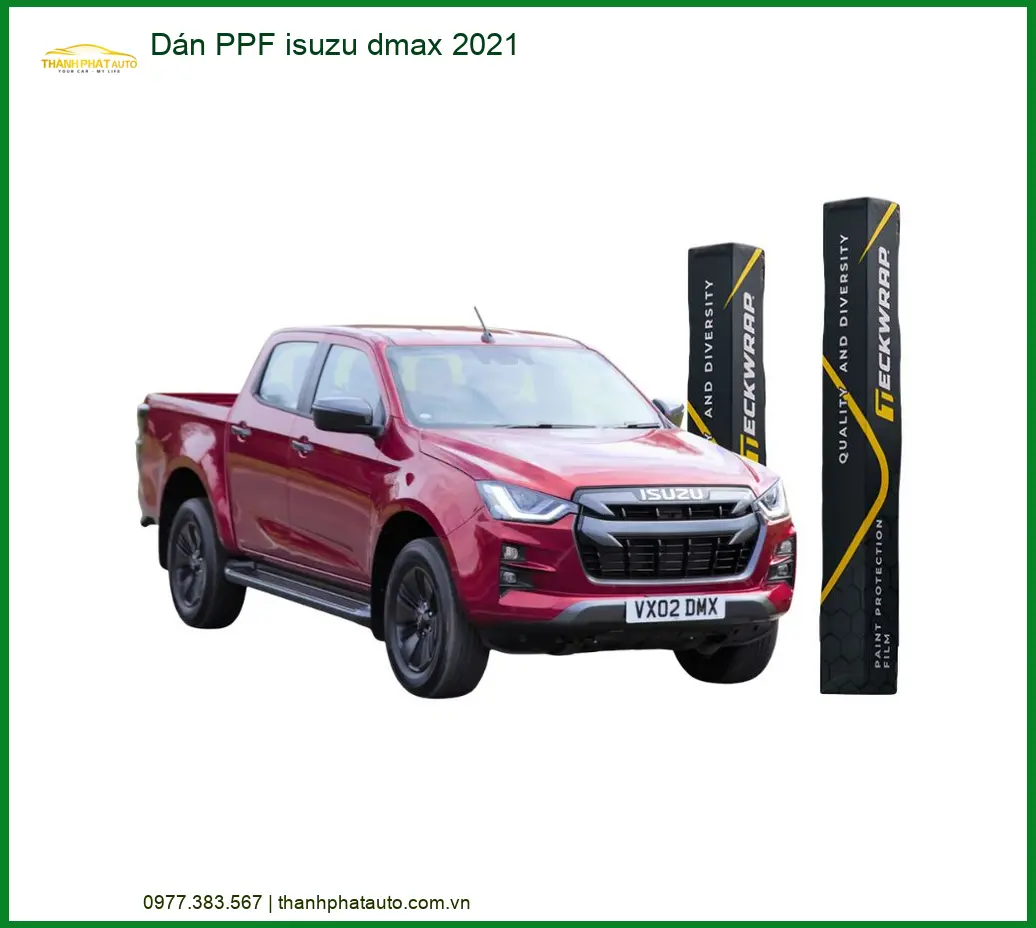 Dán PPF Isuzu Dmax 2021 - Địa Chỉ Lắp Đặt Chính Hãng Giá Tốt TPHCM