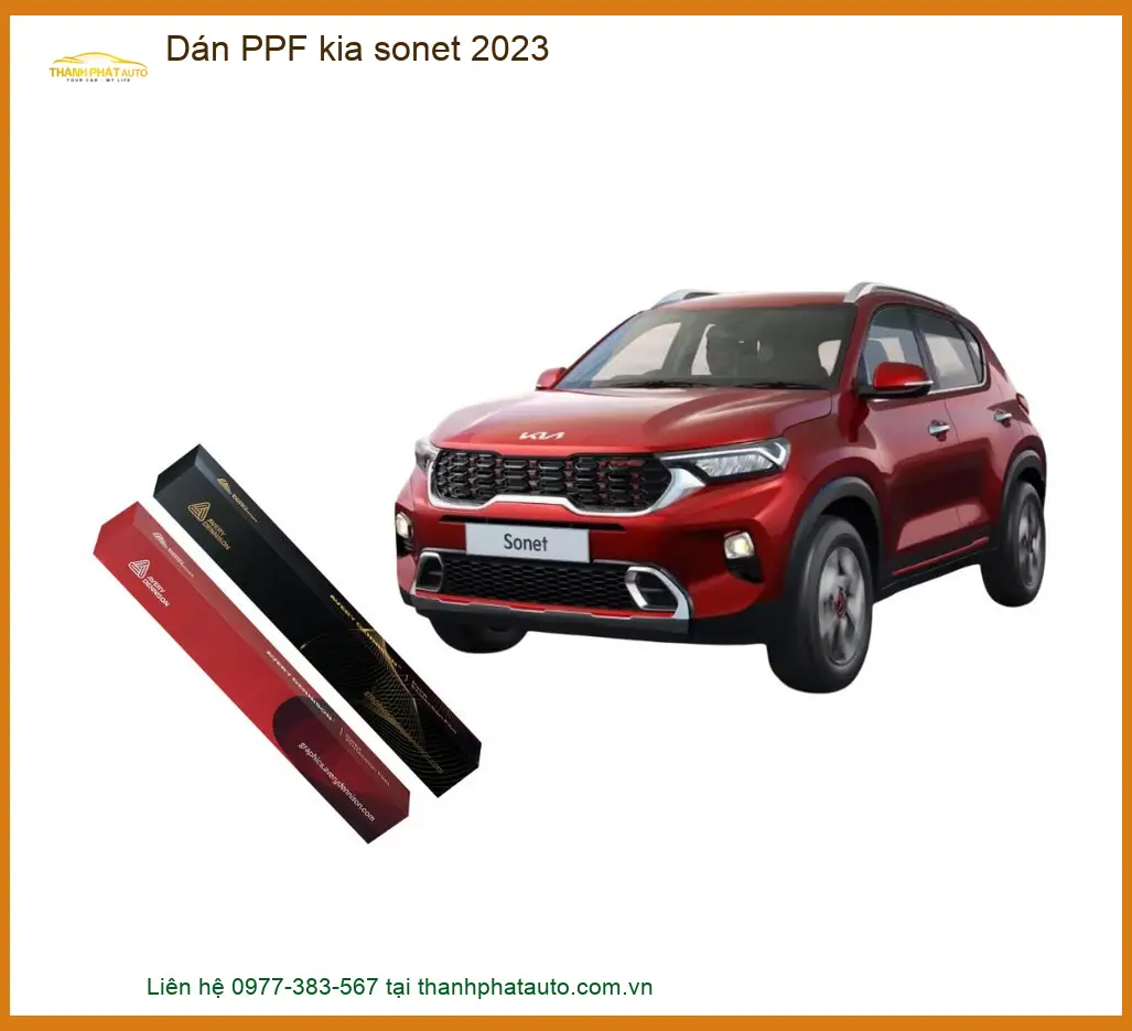 Dán Phim Bảo Vệ Sơn PPF Cho Kia Sonet 2023 - Địa Chỉ Lắp Đặt Uy Tín TPHCM