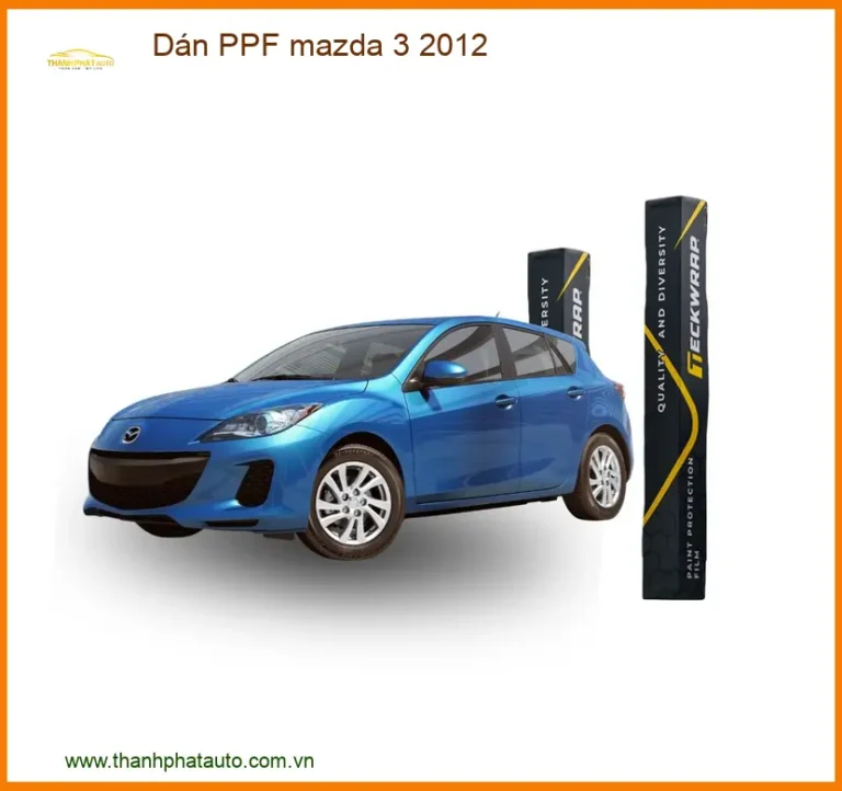 Dán PPF Mazda 3 2012 - Địa Chỉ Thi Công PPF Uy Tín Chính Hãng TPHCM