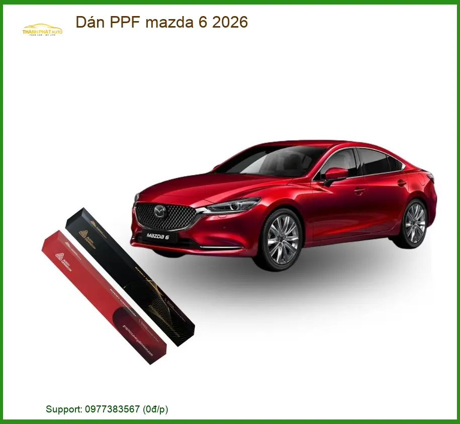 Dán PPF Mazda 6 2026 - Địa Chỉ Lắp Đặt Uy Tín TPHCM