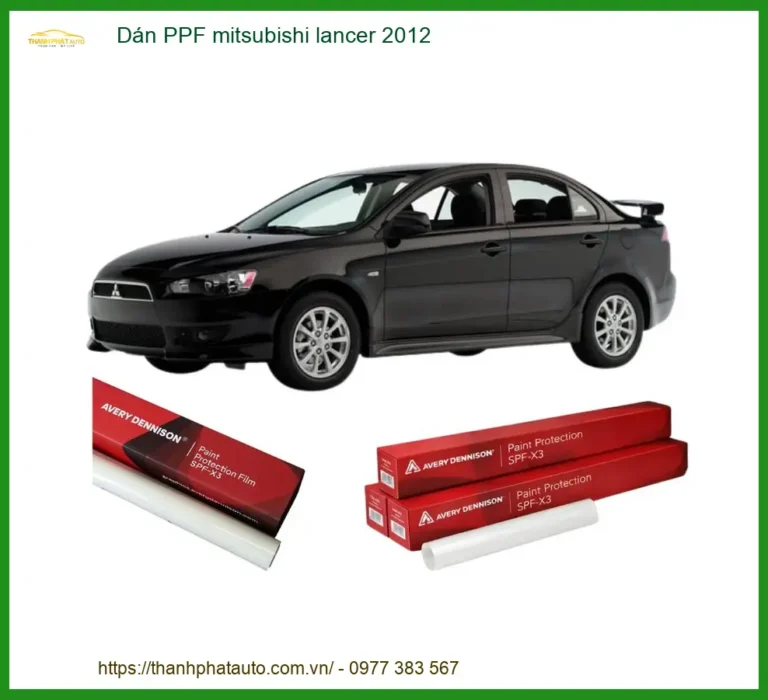 Dán PPF Mitsubishi Lancer 2012 - Địa Chỉ Lắp Đặt Chính Hãng TPHCM