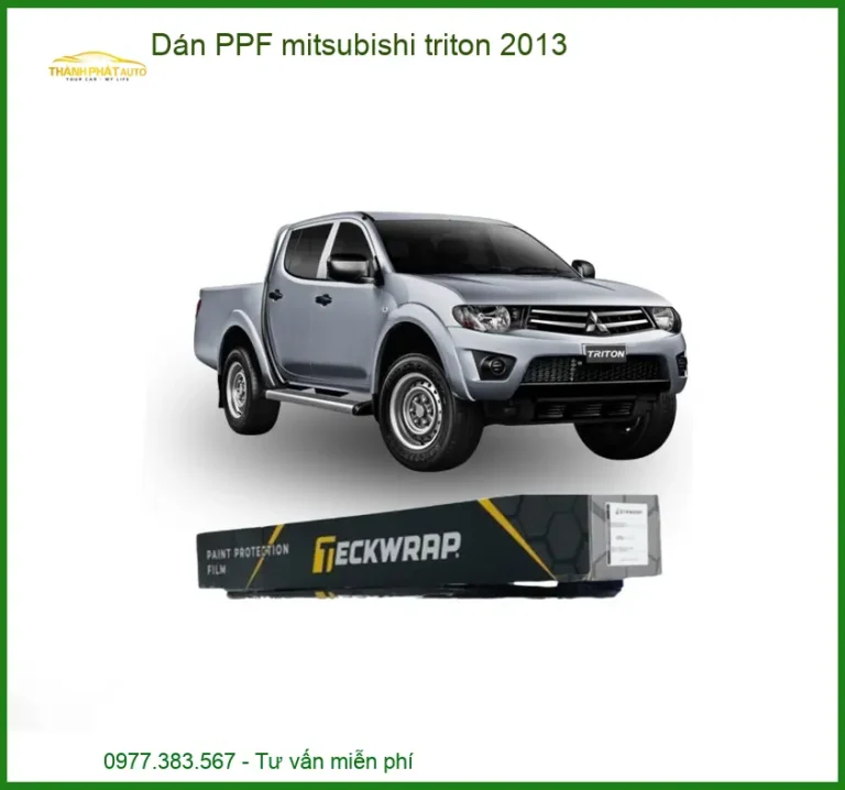 Dán PPF Mitsubishi Triton 2013 - Trung Tâm Nâng Cấp Chính Hãng TPHCM