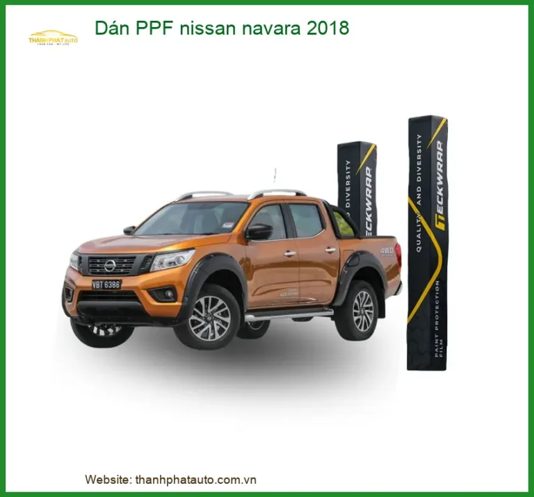 Dán PPF Nissan Navara 2018 - Địa Chỉ Thi Công Phim Bảo Vệ Sơn Uy Tín TPHCM