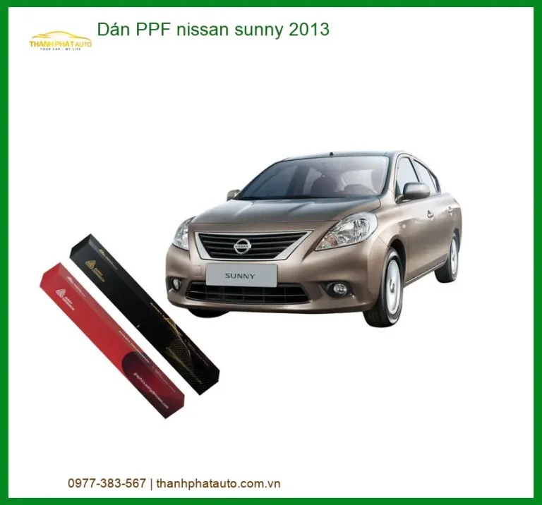 Dán PPF Nissan Sunny 2013 - Địa Chỉ Thi Công Chính Hãng Giá Tốt TPHCM
