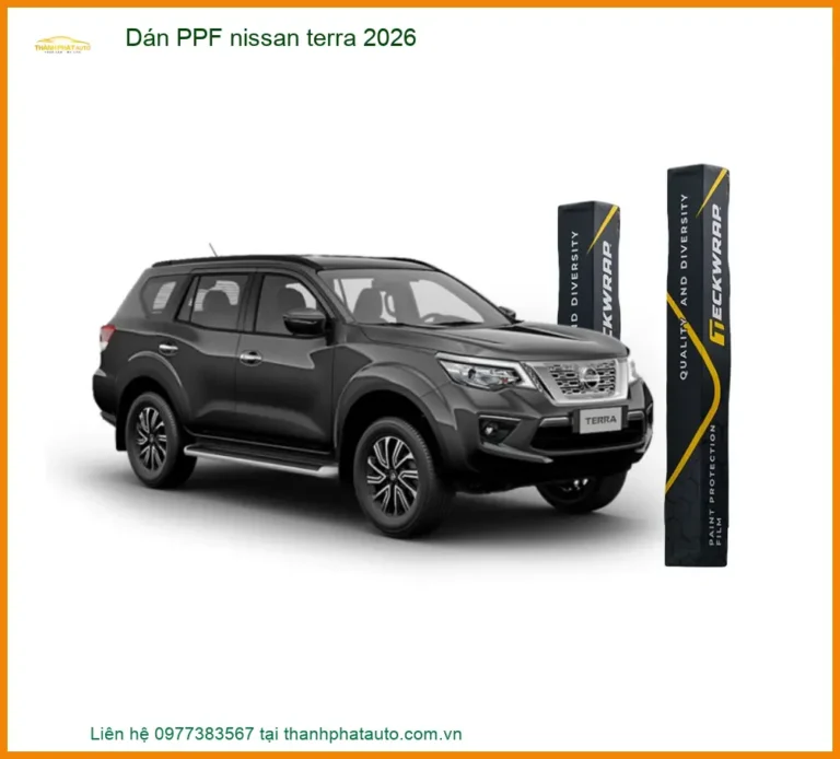 Dán PPF Nissan Terra 2026 - Trung Tâm Thi Công PPF Chính Hãng TPHCM