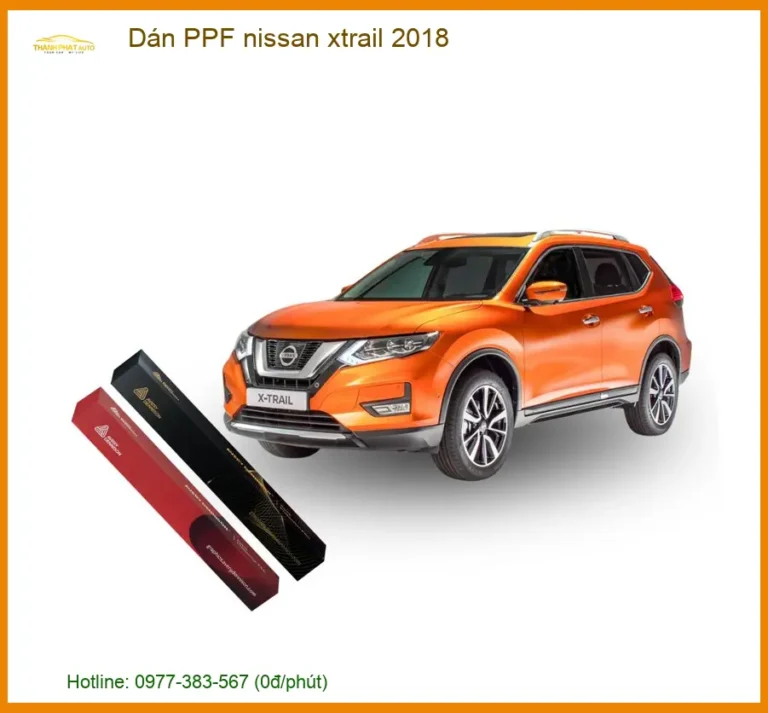Dán Phim PPF Bảo Vệ Sơn Nissan Xtrail 2018 - Địa Chỉ Thi Công Uy Tín TPHCM