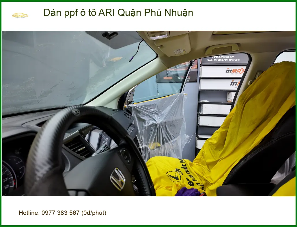 Trung Tâm Dán PPF Ô Tô ppf ô tô ARI Quận Phú Nhuận - Thi Công Chuyên Nghiệp ảnh thực tế 2