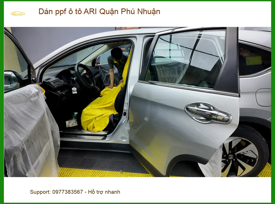 Trung Tâm Dán PPF Ô Tô ppf ô tô ARI Quận Phú Nhuận - Thi Công Chuyên Nghiệp ảnh thực tế 3