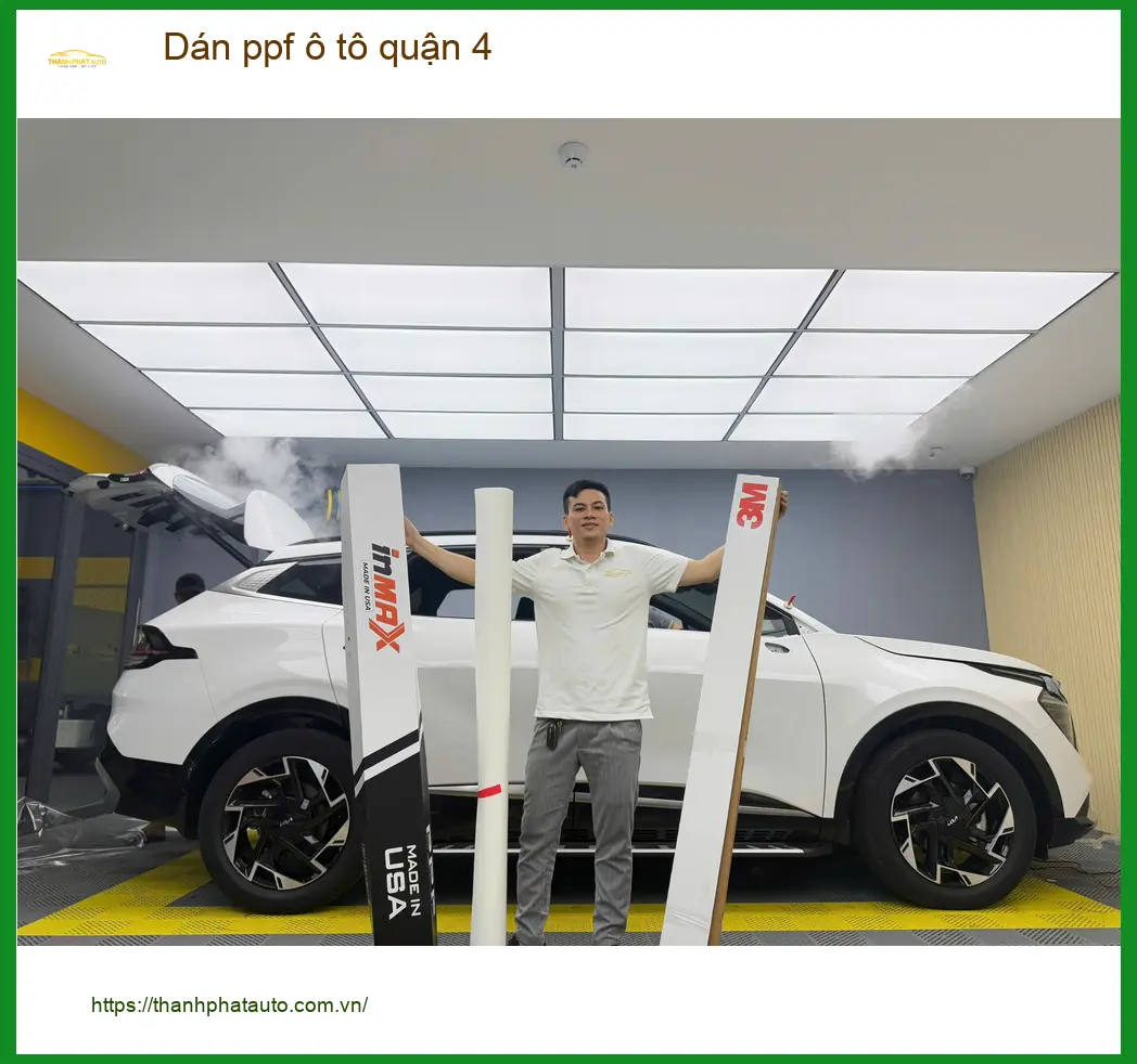 Địa Chỉ Thi Công Dán PPF Ô Tô ppf ô tô quận 4 - Lắp Đặt Uy Tín TPHCM ảnh thực tế 2