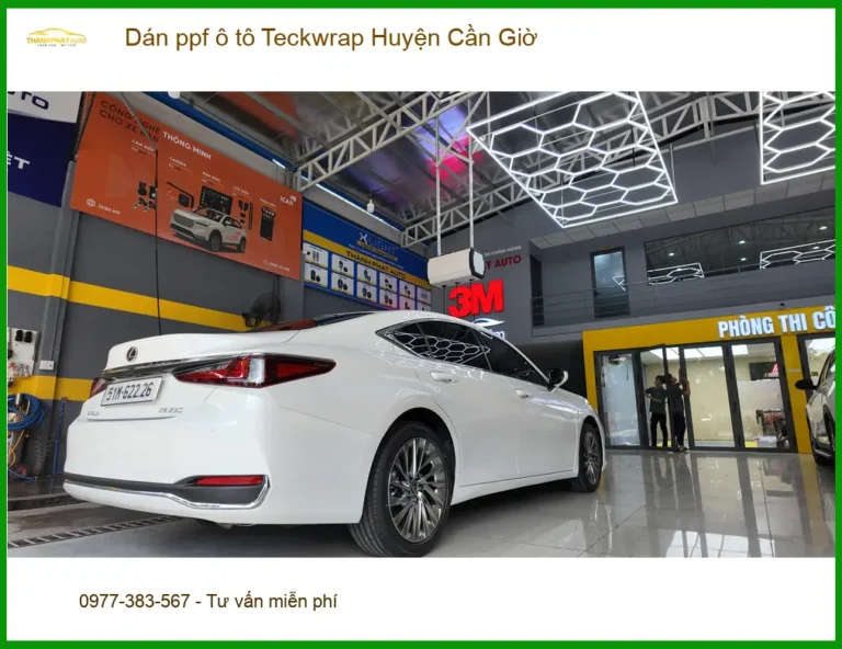 Nơi Thi Công Dán PPF Ô Tô Teckwrap tại Huyện Cần Giờ - Thi Công Chuyên Nghiệp