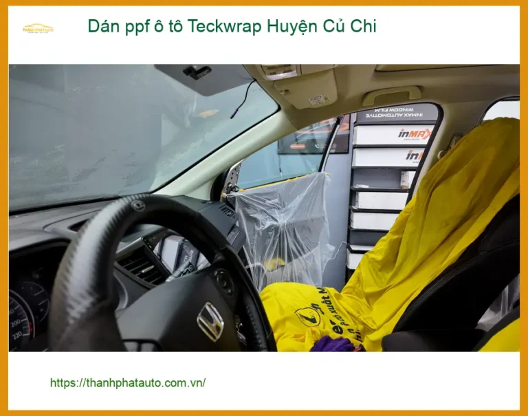 Nơi Dán PPF Ô Tô ppf ô tô Teckwrap Huyện Củ Chi - Lắp Đặt Giá Tốt