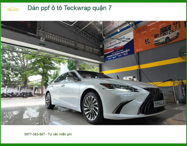 Trung Tâm Dán PPF Ô Tô ppf ô tô Teckwrap quận 7 - Lắp Đặt Uy Tín TPHCM