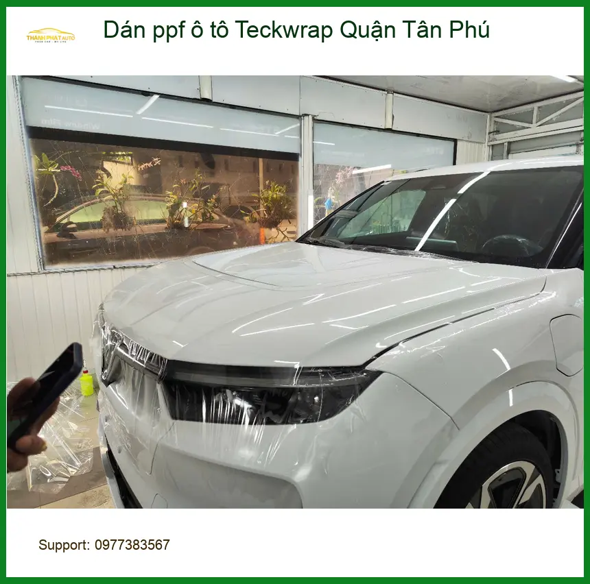 Trung Tâm Dán PPF Ô Tô ppf ô tô Teckwrap Quận Tân Phú - Thi Công Chuyên Nghiệp ảnh thực tế 3