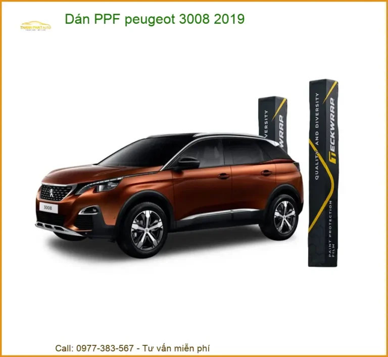 Dán PPF Chống Xước Peugeot 3008 2019 - Trung Tâm Thi Công Uy Tín TPHCM
